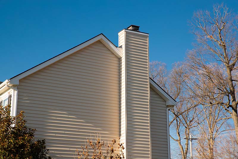 chimney with silver cap